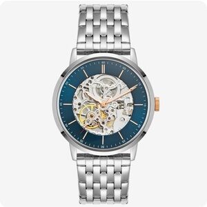 Men's Watches / Blueprint™ | 42mm, Navy/Silver